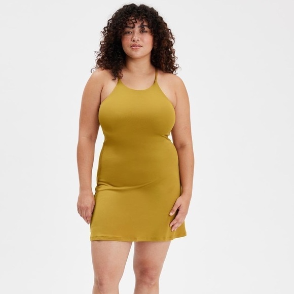 GIRLFRIEND COLLECTIVE Naomi Workout Dress In Saturn - Picture 2 of 9